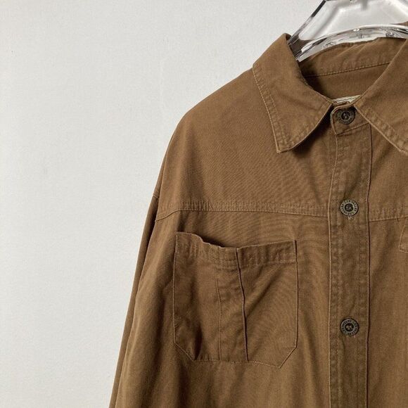 Lee Valley Ireland Mens XL Cotton Canvas Overshirt Chore Shirt Jacket Workwear - Picture 2 of 13